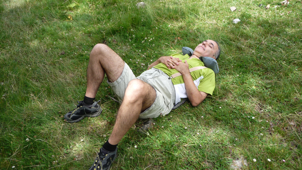 Tomando la siesta, en cada etapa
