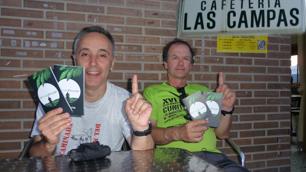 Cafeteria Las Campas (los primeros excursionistas en sellar en este establecimiento)